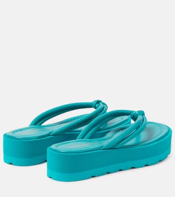 Plateausandalen aus Leder | Gianvito Rossi