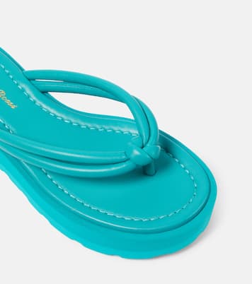 Plateausandalen aus Leder | Gianvito Rossi