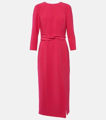 Vestido midi de crepé | Carolina Herrera