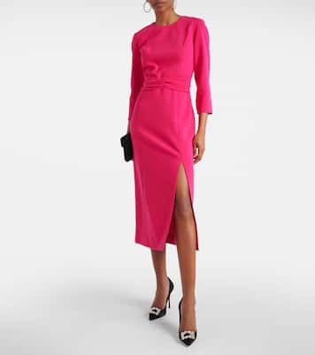 Vestido midi de crepé | Carolina Herrera