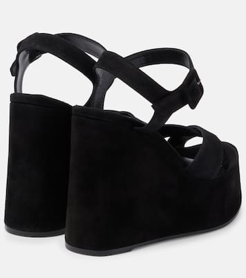 Wedge-Sandalen Supramariza 130 aus Samt | Christian Louboutin