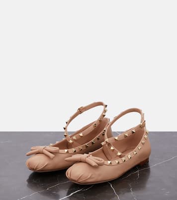 Ballerine Rockstud in pelle | Valentino Garavani
