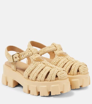 Sandalias Monolith de croché | Prada
