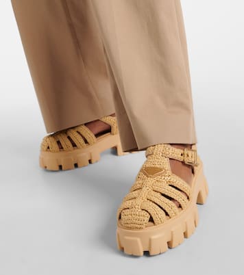 Sandalias Monolith de croché | Prada