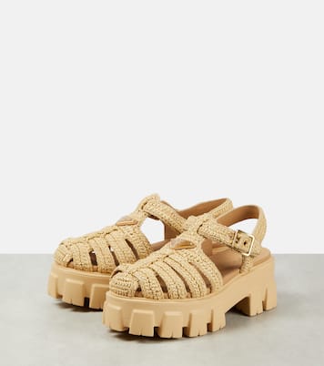 Sandalias Monolith de croché | Prada