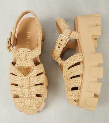 Sandalias Monolith de croché | Prada