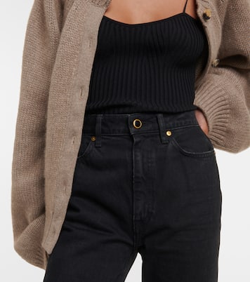 Jeans regular Abigail a vita alta | Khaite