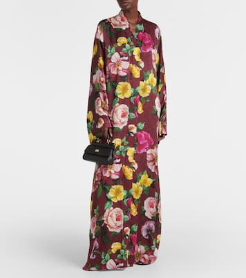 Bedrucktes Maxikleid aus Seide | Dolce&Gabbana