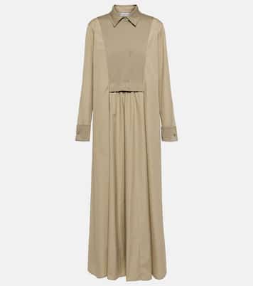 Abito lungo in cotone | Max Mara
