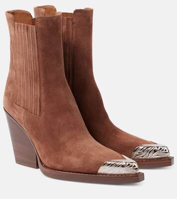 Dallas 100 embellished suede ankle boots | Paris Texas