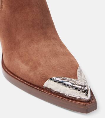 Dallas 100 embellished suede ankle boots | Paris Texas