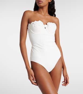 Costume intero Halliday con applicazioni floreali | Zimmermann