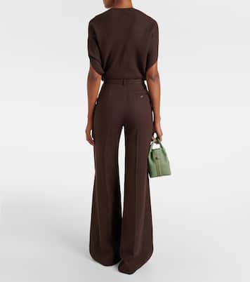 Pantaloni flared Emmit in lino | Loro Piana