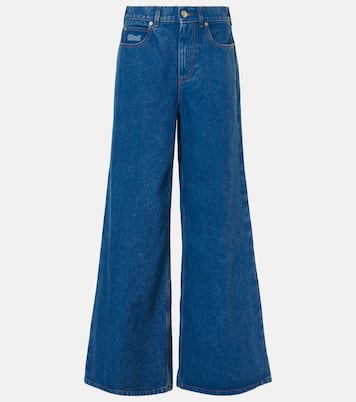 Jeans anchos con logo | Marni