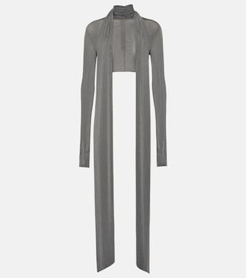 Verziertes Cropped-Top aus Jersey | Alex Perry