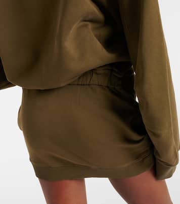 Vestido corto de algodón con logo | The Attico