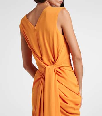 Abito lungo con ruches | Dries Van Noten