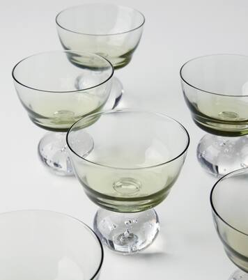 Eternal Snow M set of 6 glasses by Bela Silva | Serax