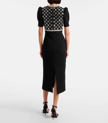 X Nicky Hilton Verziertes Midikleid Arianna | Rebecca Vallance