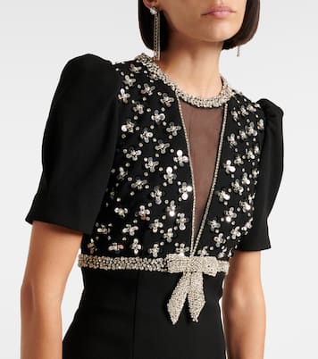 X Nicky Hilton Verziertes Midikleid Arianna | Rebecca Vallance