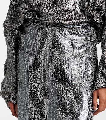 Gonna lunga con paillettes | Dries Van Noten