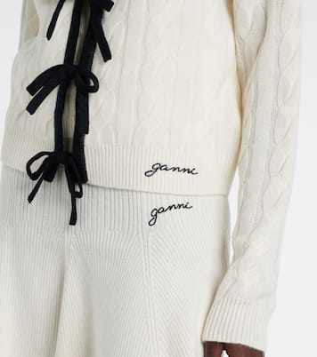 Wool and cashmere cardigan | Ganni