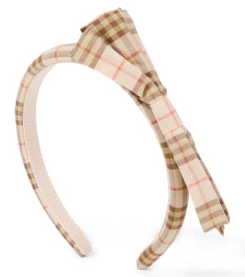 Haarreif Burberry Check aus Baumwolle | Burberry Kids