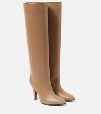 Botas altas Prudens de piel | The Row