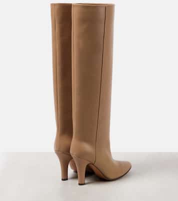 Botas altas Prudens de piel | The Row