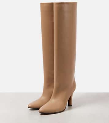 Botas altas Prudens de piel | The Row