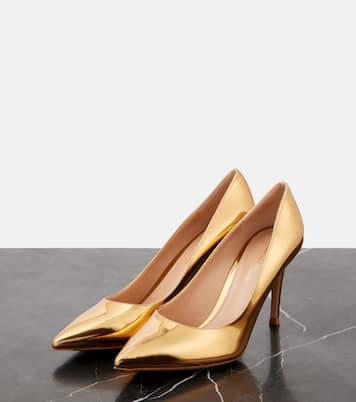 Pumps Gianvito 85 aus Metallic-Leder | Gianvito Rossi