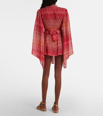 Zig Zag silk wrap top | Missoni