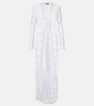 Cárdigan de lamé en zigzag | Missoni