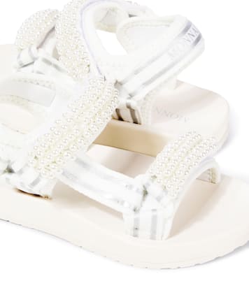 Sandalen mit Zierperlen | Monnalisa