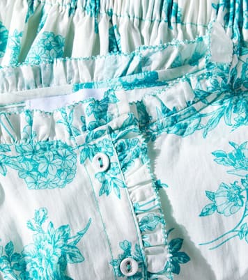 Top Anais in cotone con stampa toile de jouy  | C'era Una Volta