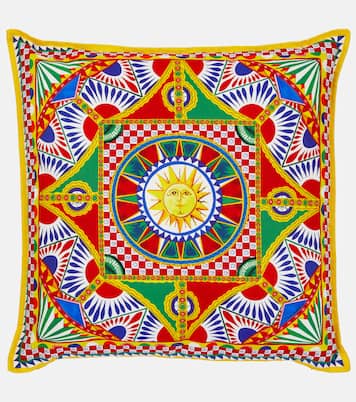 Medium printed canvas cushion | Dolce&Gabbana Casa