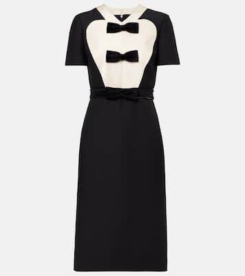 Robe midi en Crepe Couture | Valentino