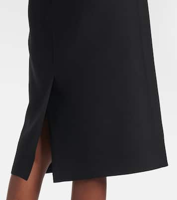 Robe midi en Crepe Couture | Valentino