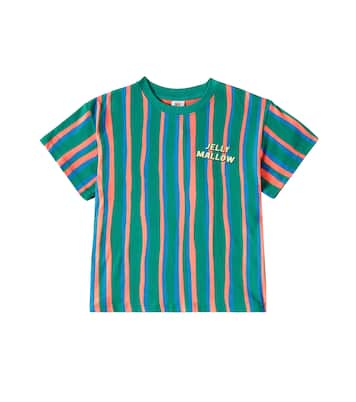 T-shirt LM in jersey di cotone a righe | Jellymallow