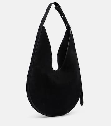 Medium suede shoulder bag | Aesther Ekme