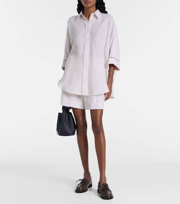 Chaussures bateau Monili en cuir | Brunello Cucinelli