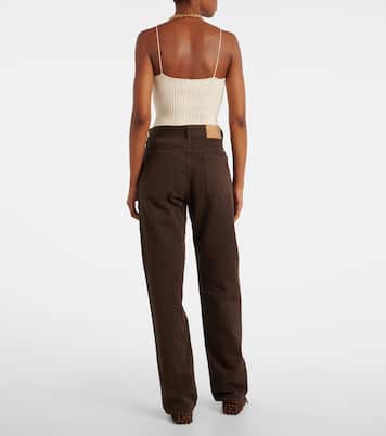 Paso embroidered straight jeans | Blazé Milano
