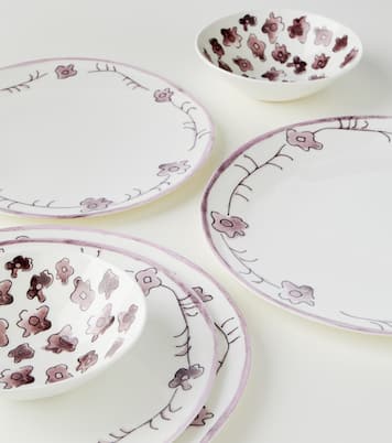 Anemone Milk porelain starter plate | Serax