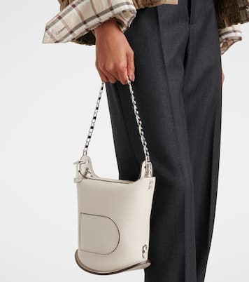 Pin Twist Small leather shoulder bag | Delvaux