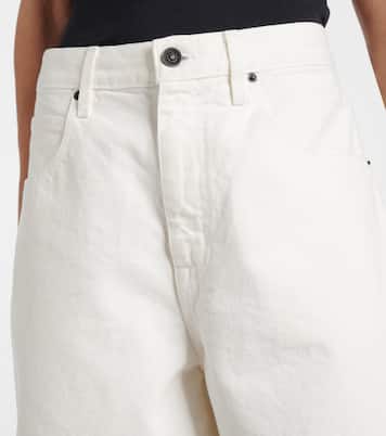 Square denim shorts | Slvrlake