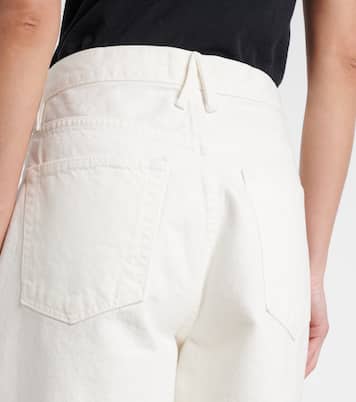 Square denim shorts | Slvrlake