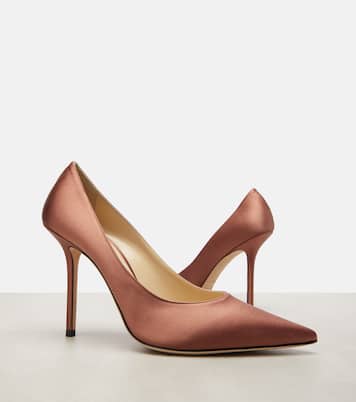 Love 100 satin pumps | Jimmy Choo