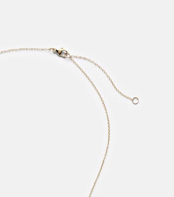 Halskette Perfect Pear aus 14kt Gelbgold mit Diamanten | Stone and Strand