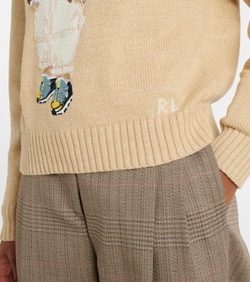 Polo Bear intarsia cotton sweater | Polo Ralph Lauren