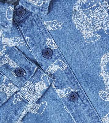 Baby printed denim shirt | Stella McCartney Kids